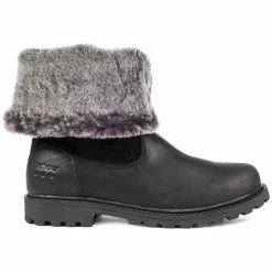 Barbour Hareshaw Fold Down Boots - Noir Couleur Noir