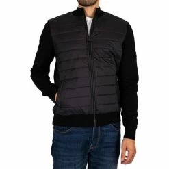 Barbour Veste zippée Legacy Baffle Couleur Noir