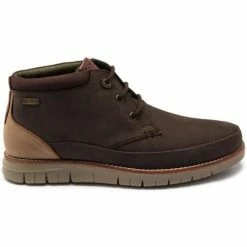 Barbour Nelson Mudguard Chukka Bottes Couleur Marron