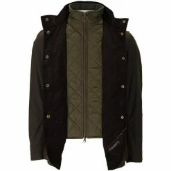 Barbour Ogston Wax Couleur Vert -Barbour Soldes 23997682 500 C