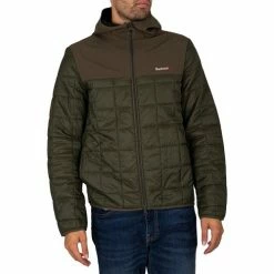 Barbour Veste légère en polaire Stride Couleur Vert